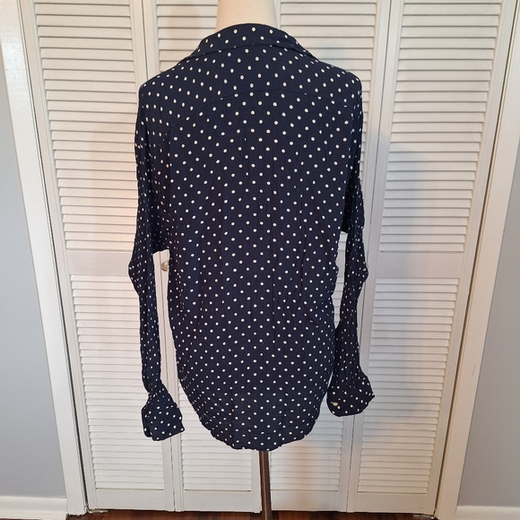 RARE vtg Mr. Circus marco cirri Firenze Italy polka dot shirt large *M6 - Picture 3 of 5